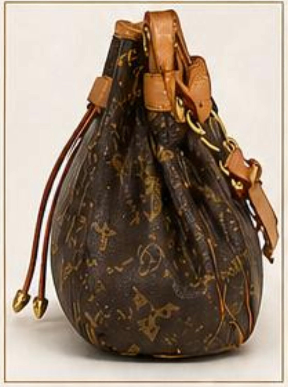 Authentic Louis Vuitton Monogram Drawstring Handbag - PRELOVED