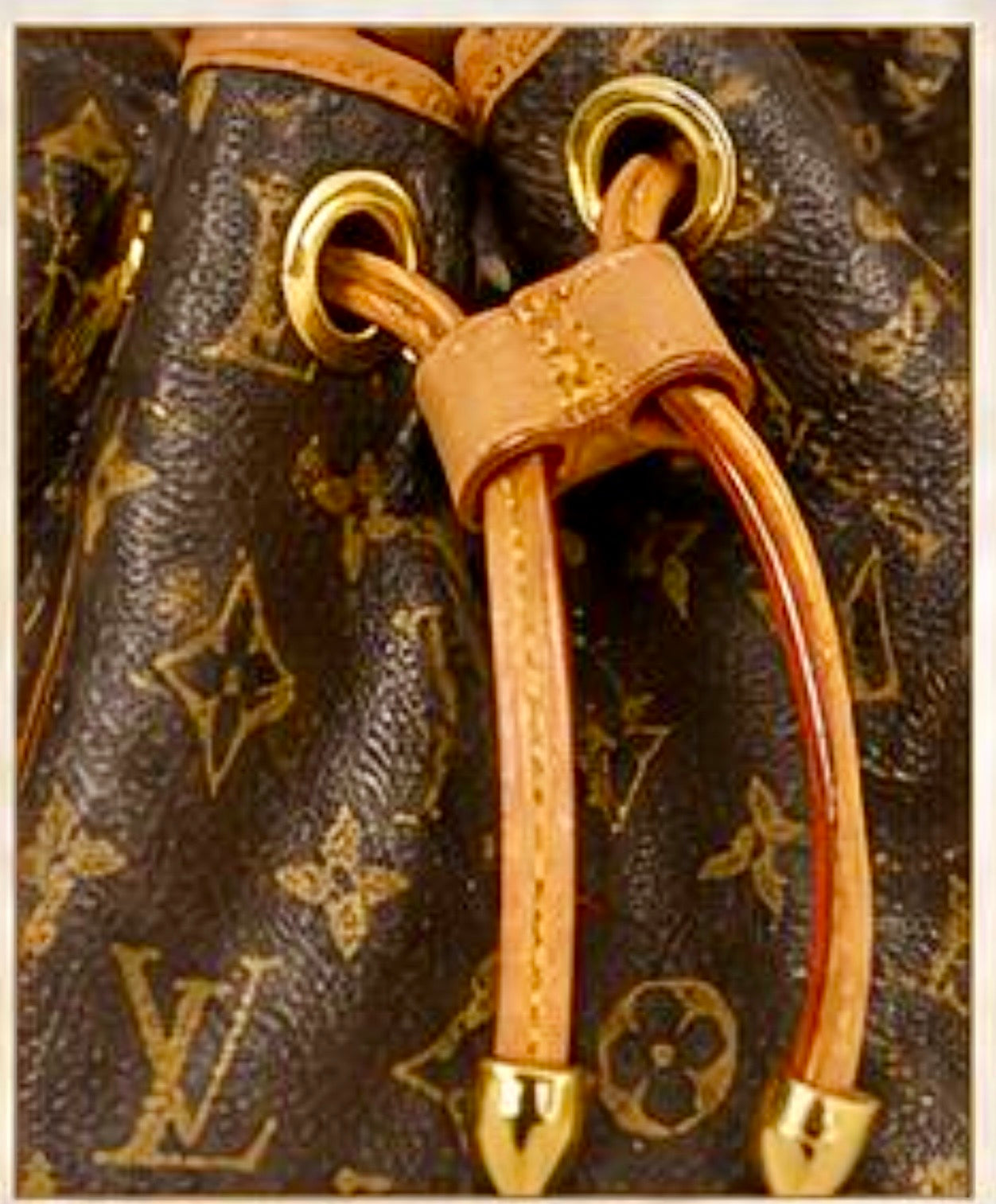 Authentic Louis Vuitton Monogram Drawstring Handbag - PRELOVED