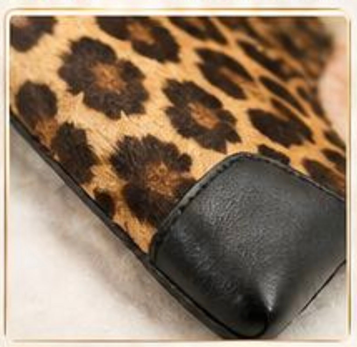 Christian Louboutin Leopard Print Chain Clutch – Luxury Designer Shoulder Bag - PRELOVED