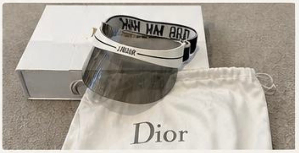 DIOR J'ADIOR SUN VISOR CAP - PRELOVED