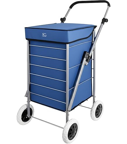 SG Large Shopping Trolley – Spacious & Easy to Use