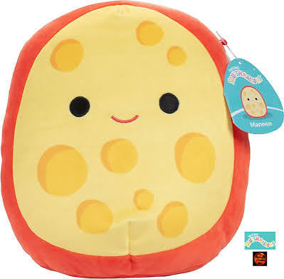 Squishmallows Mannon the Gouda Cheese 12 inch Soft Plush Toy or Cushion