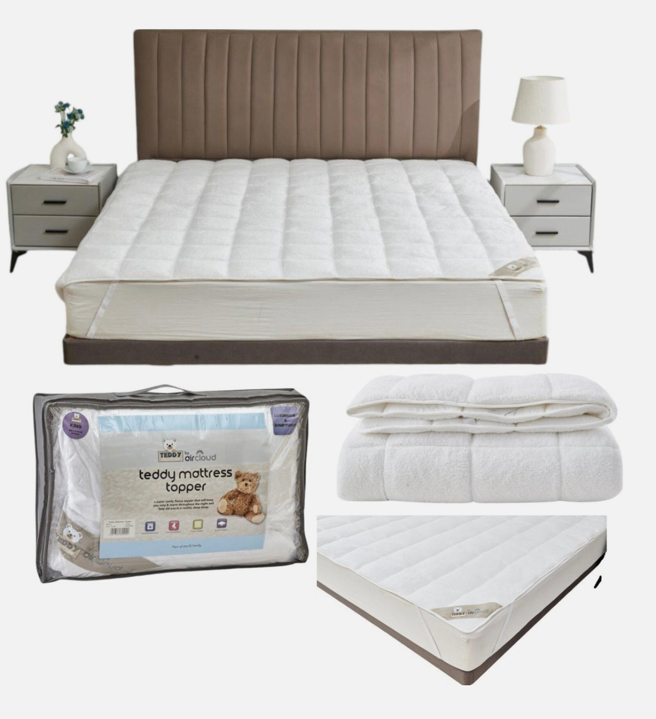 Teddy Mattress Topper – Ultra Soft & Comfortable