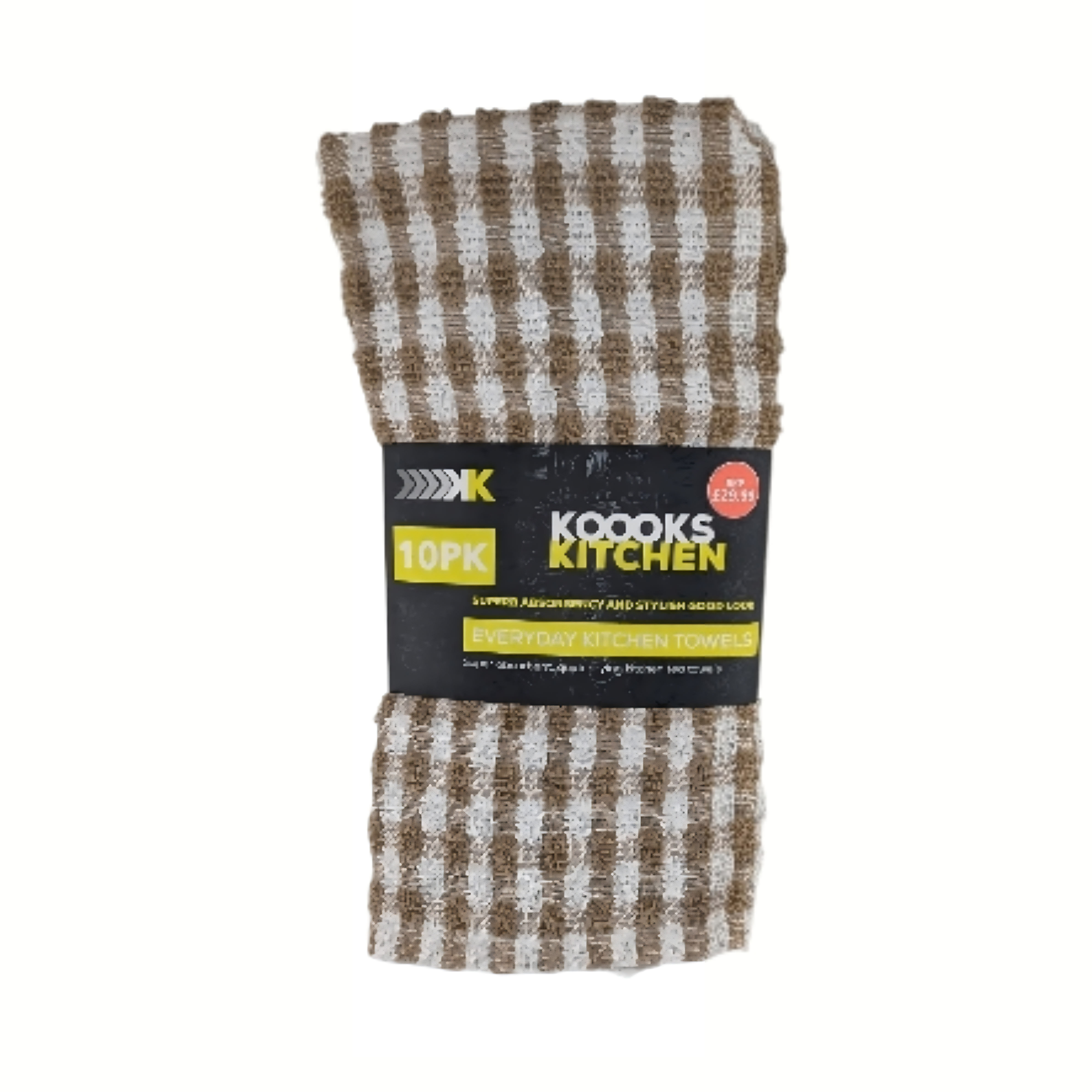 Kook Kitchen Tea Towel - Pack of 10