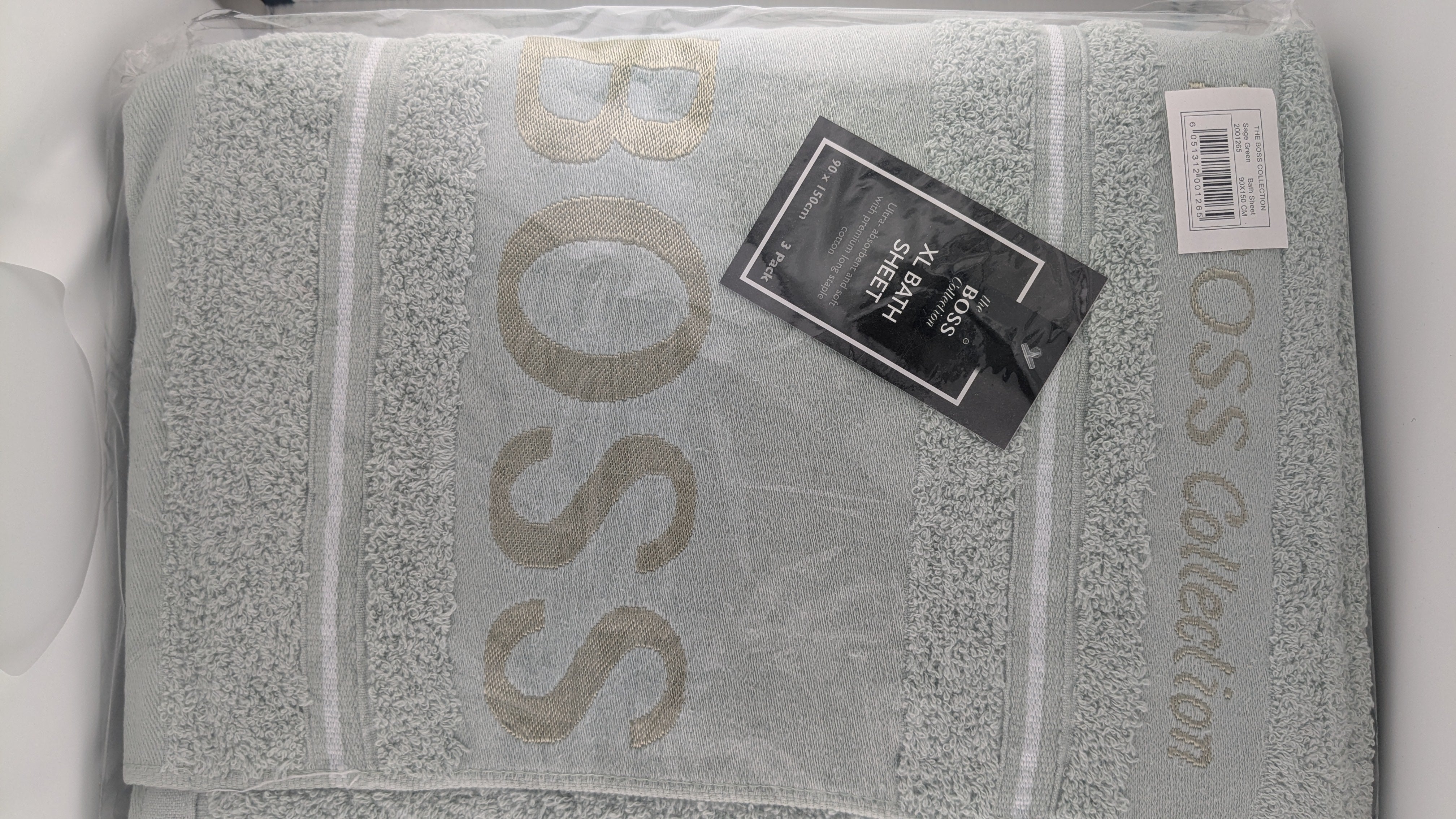 Boss Towels 3 Pack XL – Premium Large Bathroom Sheets