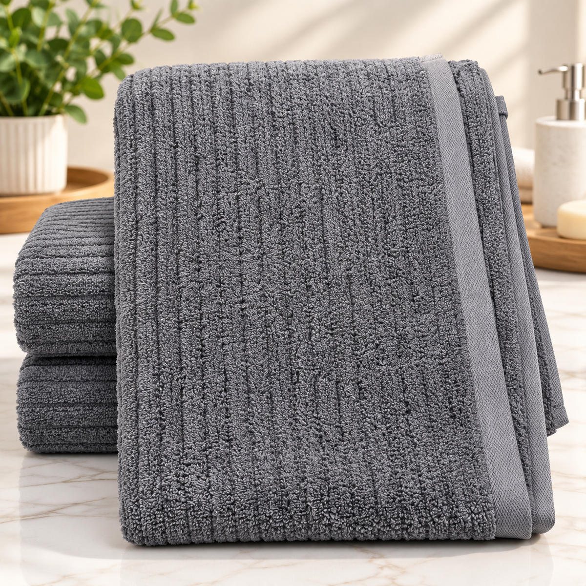 High Premium Pure Cotton Quick Dry Bath Sheet – Soft & Fast Drying – 450 GSM