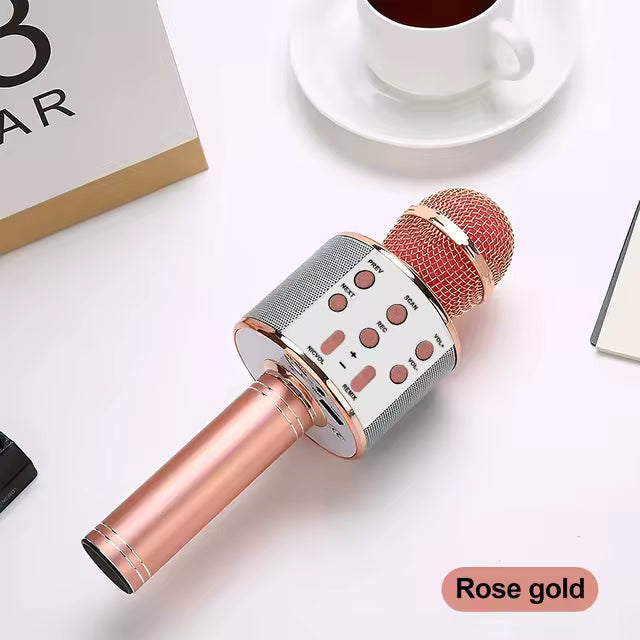 WS-858 Wireless handheld Microphone(Gold)