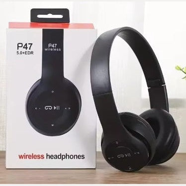 P47 Wireless Bluetooth Foldable Headphones 5.0+EDR