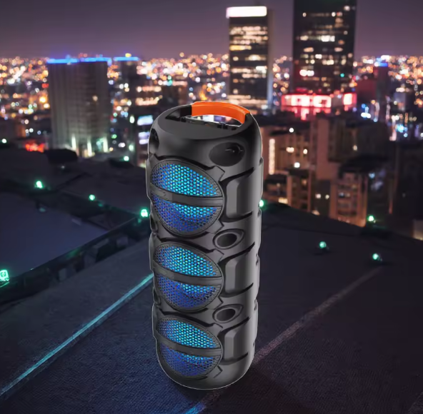 Model CS-8309 Portable Bluetooth Party Speaker with Microphone & RGB Lights