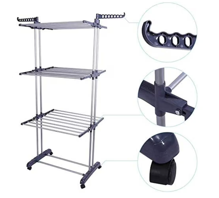 CLOTHES DRYING RACK - FOLDABLE + SOLID by OAKNEST
