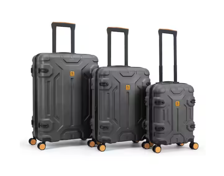 3 Piece Unbreakable Hard Shell Luggage Set – 20", 26" & 30" Spinner Suitcases