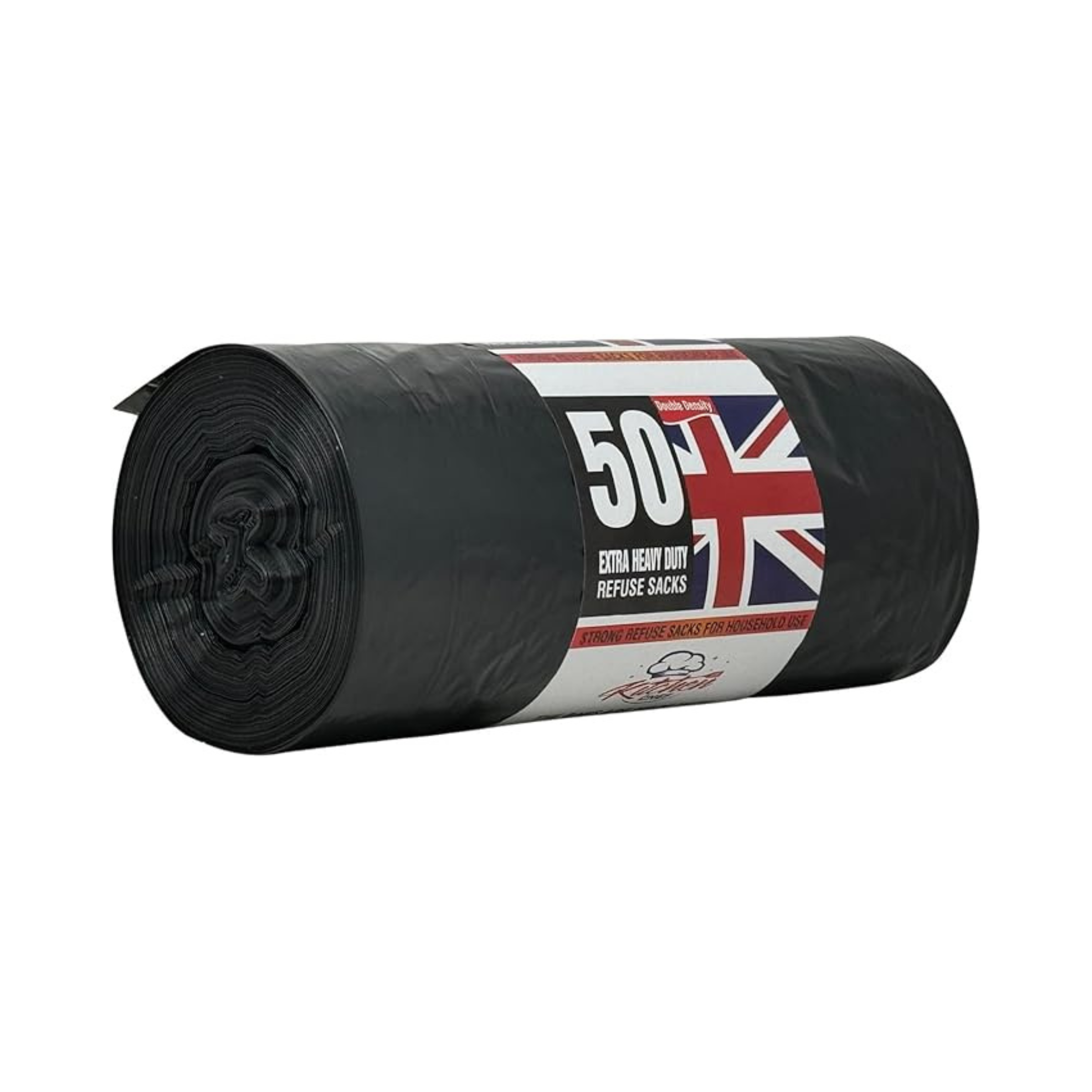 50 Heavy Duty Super Value Refuse Sacks – Strong Black Bin Bags