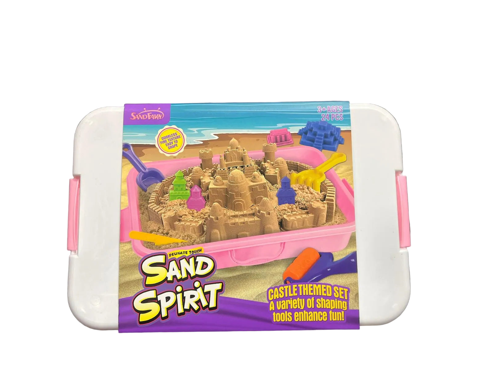Sand Spirit Play Set – Castle Theme (24 Pieces, Ages 3+)