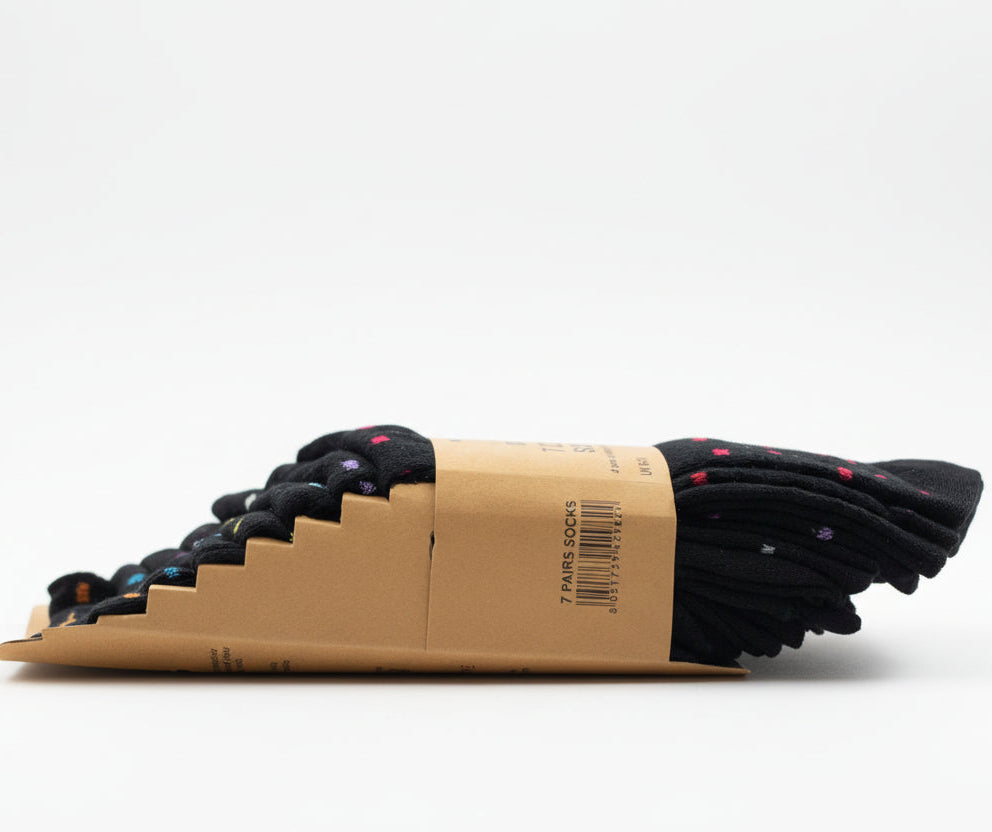 Cotton King 7 Days Socks – 7 Pair Pack (UK 6–11)