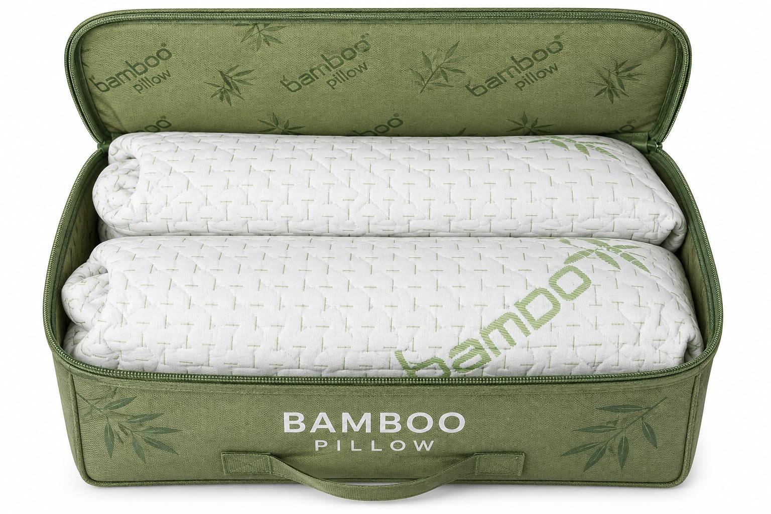 BAMBOO PILLOW SET - PACK OF 2 - EVERYDAY SLEEPING COMFORT by Cotton King