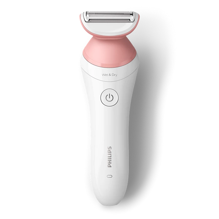 Philips Lady Shaver Series 6000 Cordless shaver with 7 accessories - wet and dry use