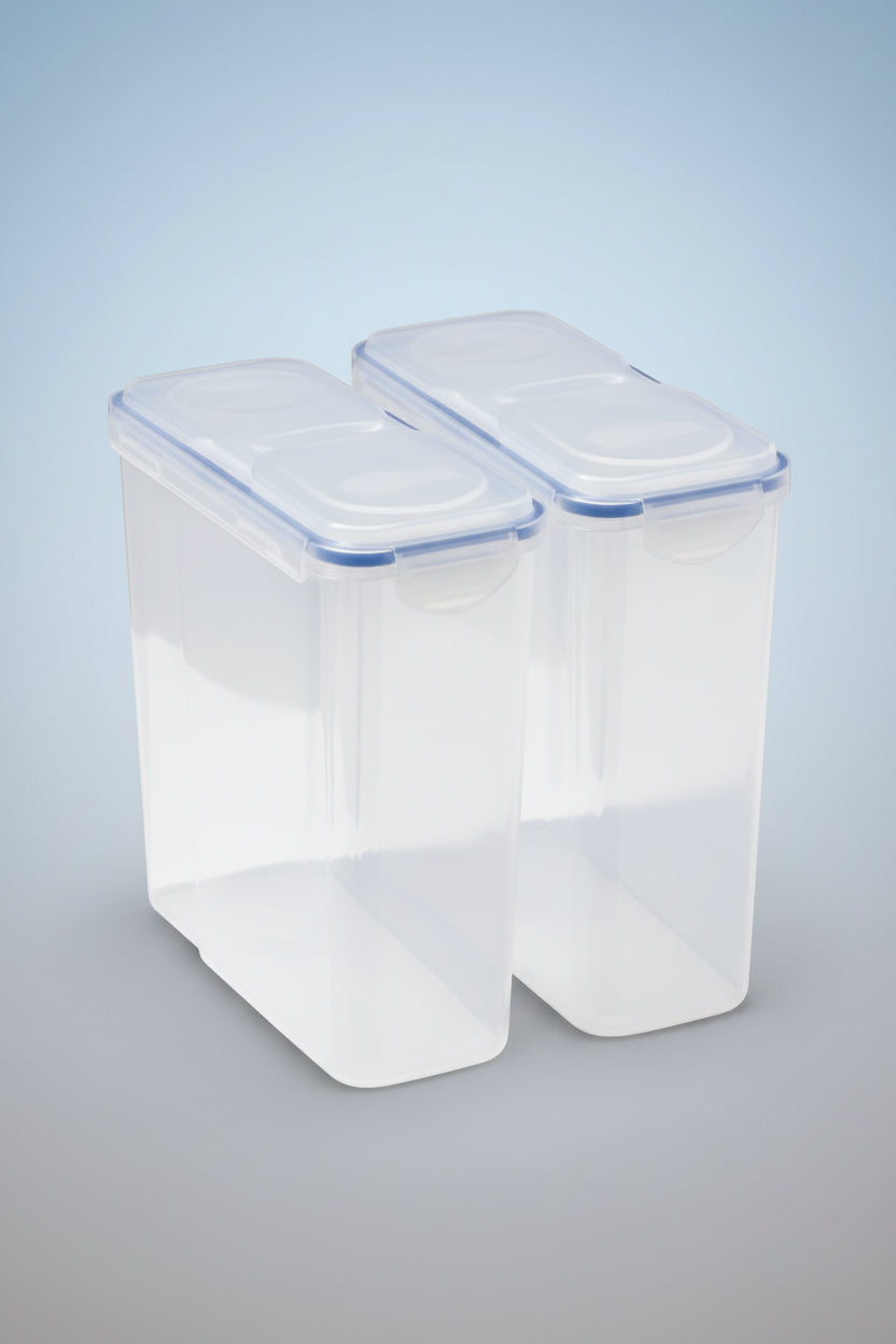 Finedine Airtight Cereal Containers Set of 2 – BPA-Free Kitchen Storage Containers