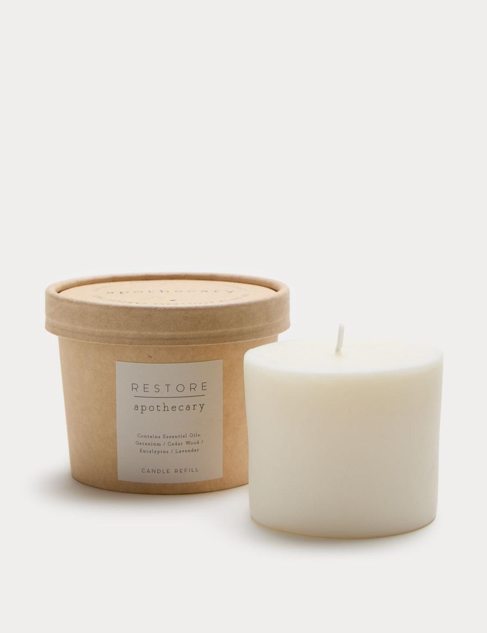 High Street Restore Scented Candle Refill – Essential Oil Wax Refill for Refillable Candle Vessels