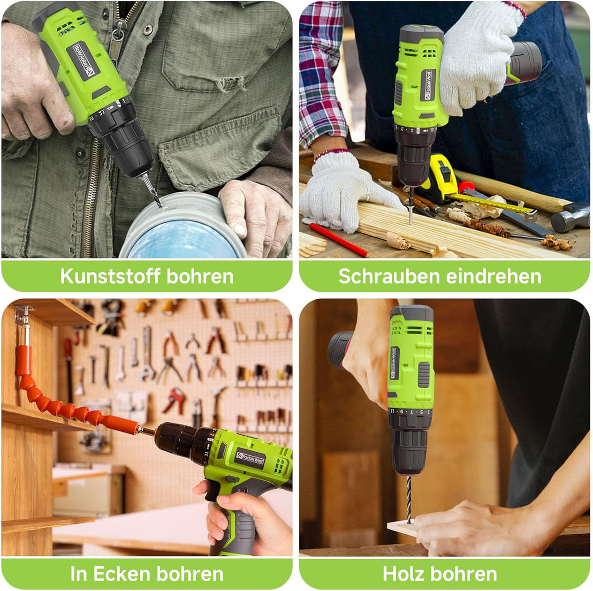 20V Cordless Drill Driver – Li-Ion Battery Power Drill  Description