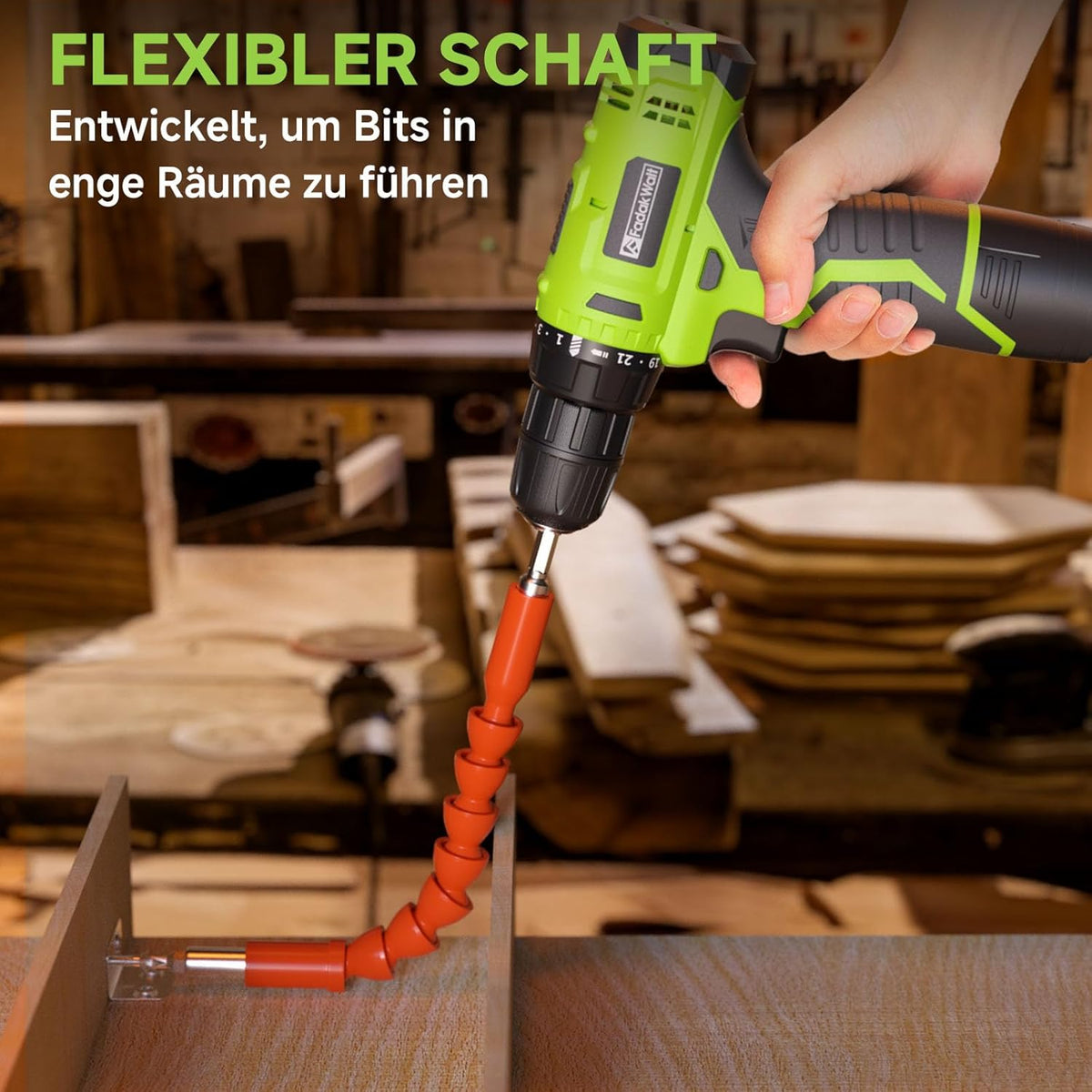 20V Cordless Drill Driver – Li-Ion Battery Power Drill  Description