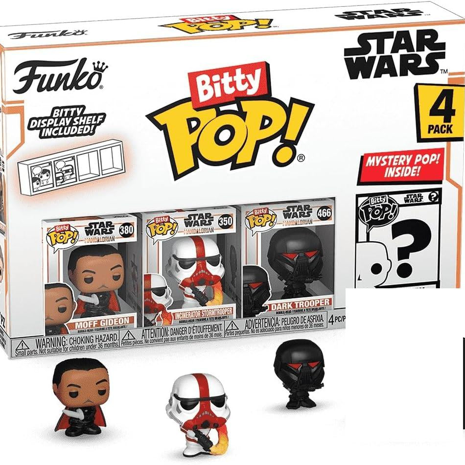 Funko Bitty Pop! Star Wars: The Mandalorian 4-Pack Collectible Figures