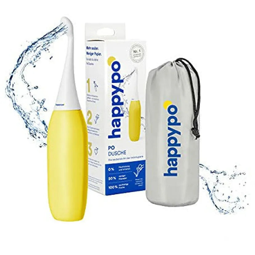 Happypo Portable Handheld Bidet Bottle – Travel Hygiene Cleaner