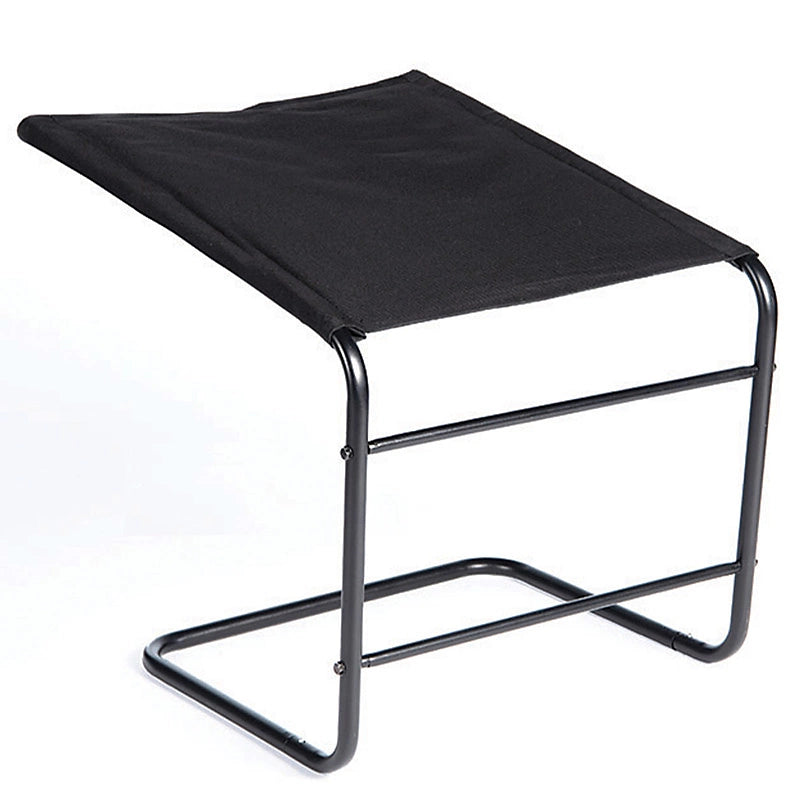 Greenhurst Leg Rest Footstool with Black Cover & Steel Frame – Comfortable Elevated Support (49cm Height) - 4618