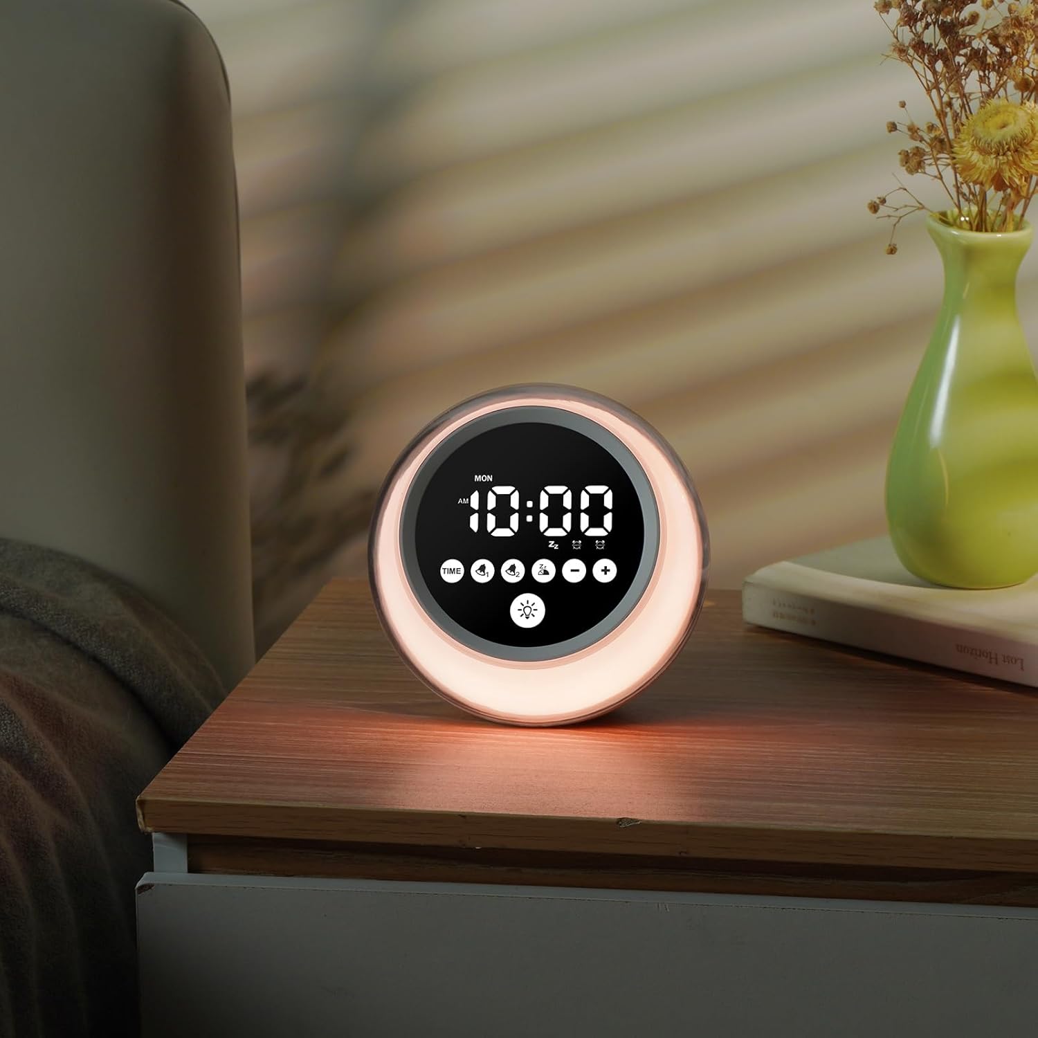 Music Wake-Up Light Alarm Clock with Wireless Speaker (ACA-002)
