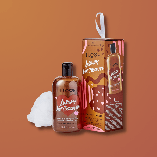 I LOVE… Bath Time Treats – Luxury Hot Chocolate Gift Set (500ml)