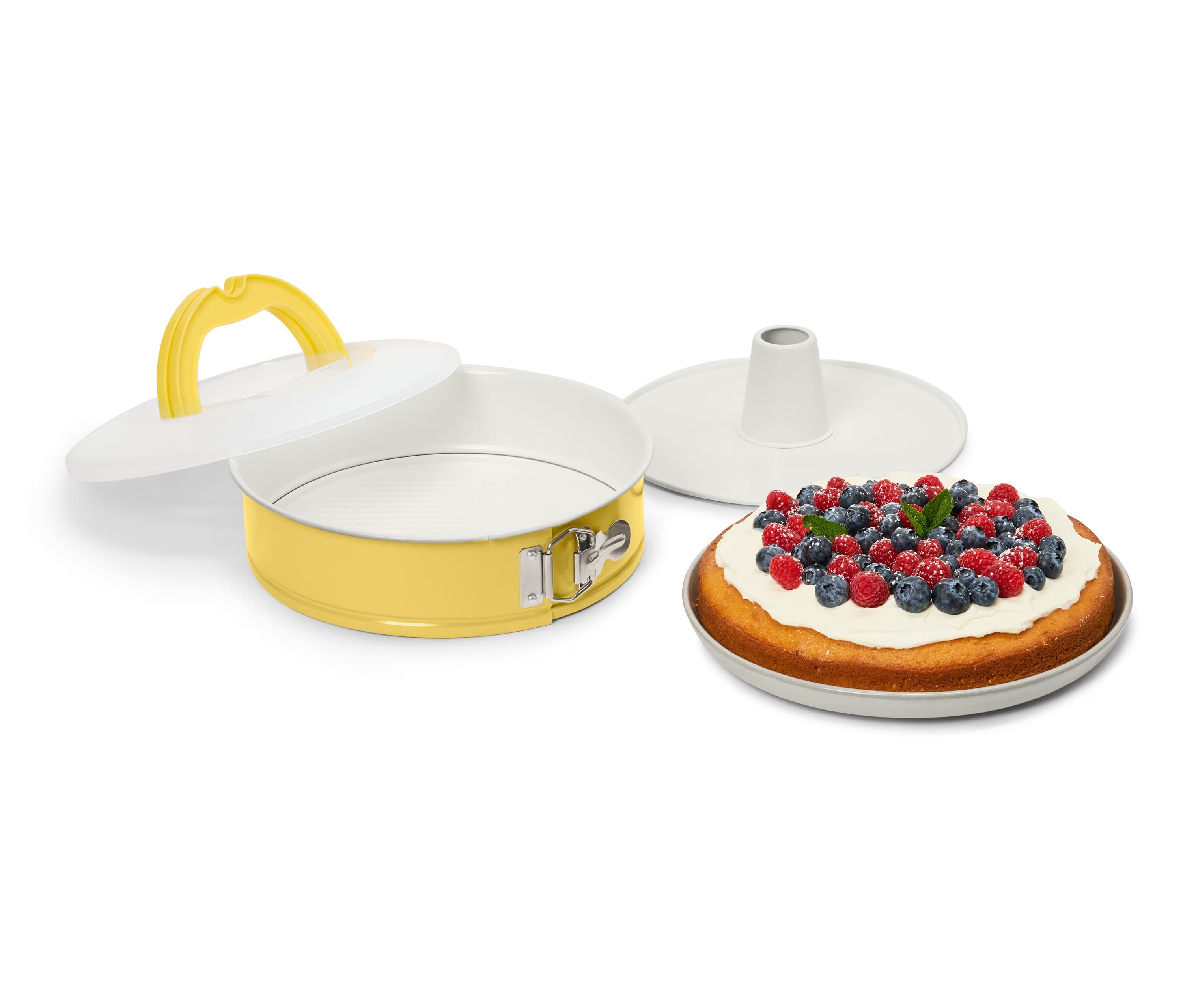 3-in-1 Non-Stick Baking Pan with Lid – Cake Mold, Storage & Transport Box (26cm)