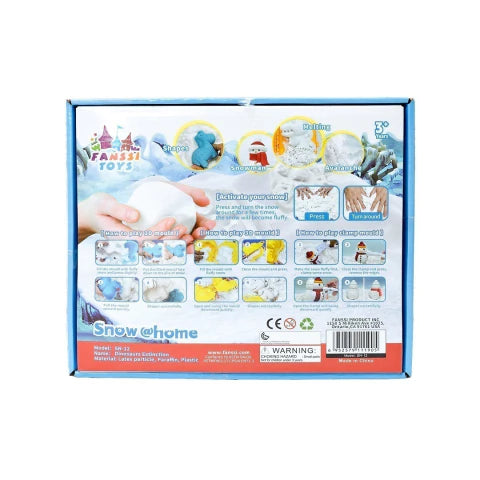 Snow @ Home Play Set – Indoor Mouldable Snow Kit with Fun Moulds (3+ Years)