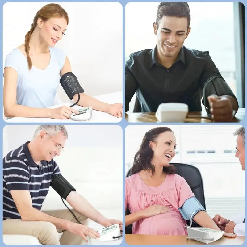 DBP-1359 Upper Arm Blood Pressure Monitor – Automatic Digital Pressure Tracker with LCD Display & 90 Memory Readings