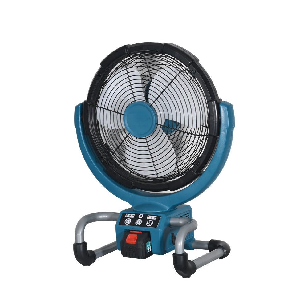 14" Cordless Rechargeable Pedestal Fan – Brushless Motor with Dual Battery Charging
