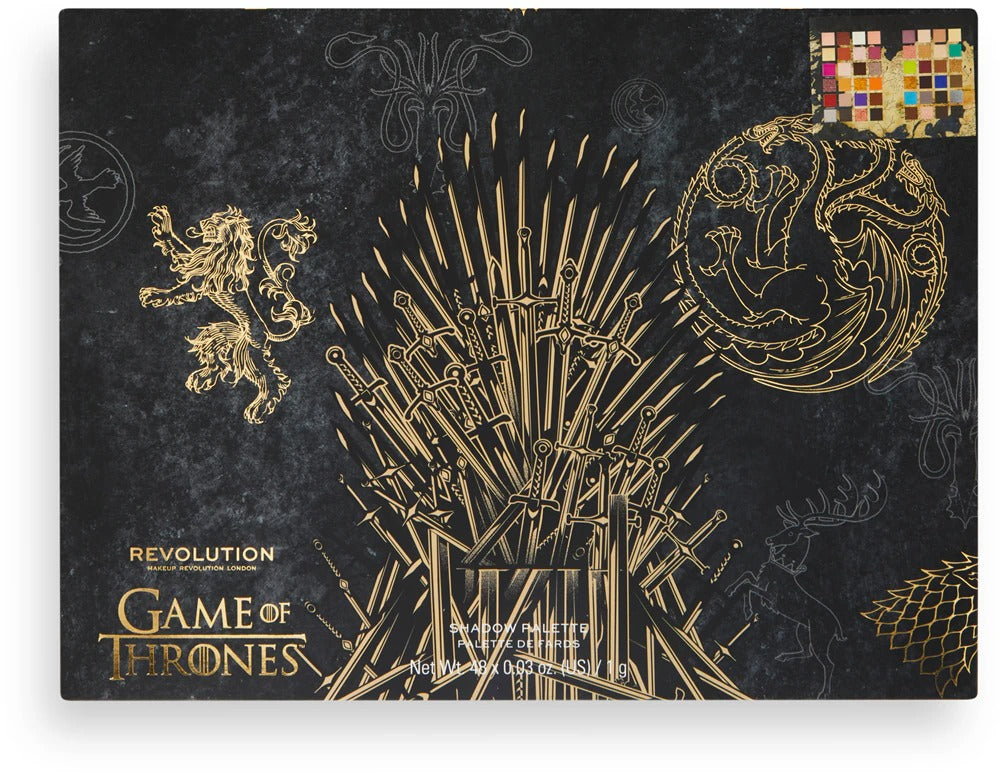 Revolution X Game of Thrones Westeros Map Eyeshadow Palette – Limited Edition 48 Shade Palette