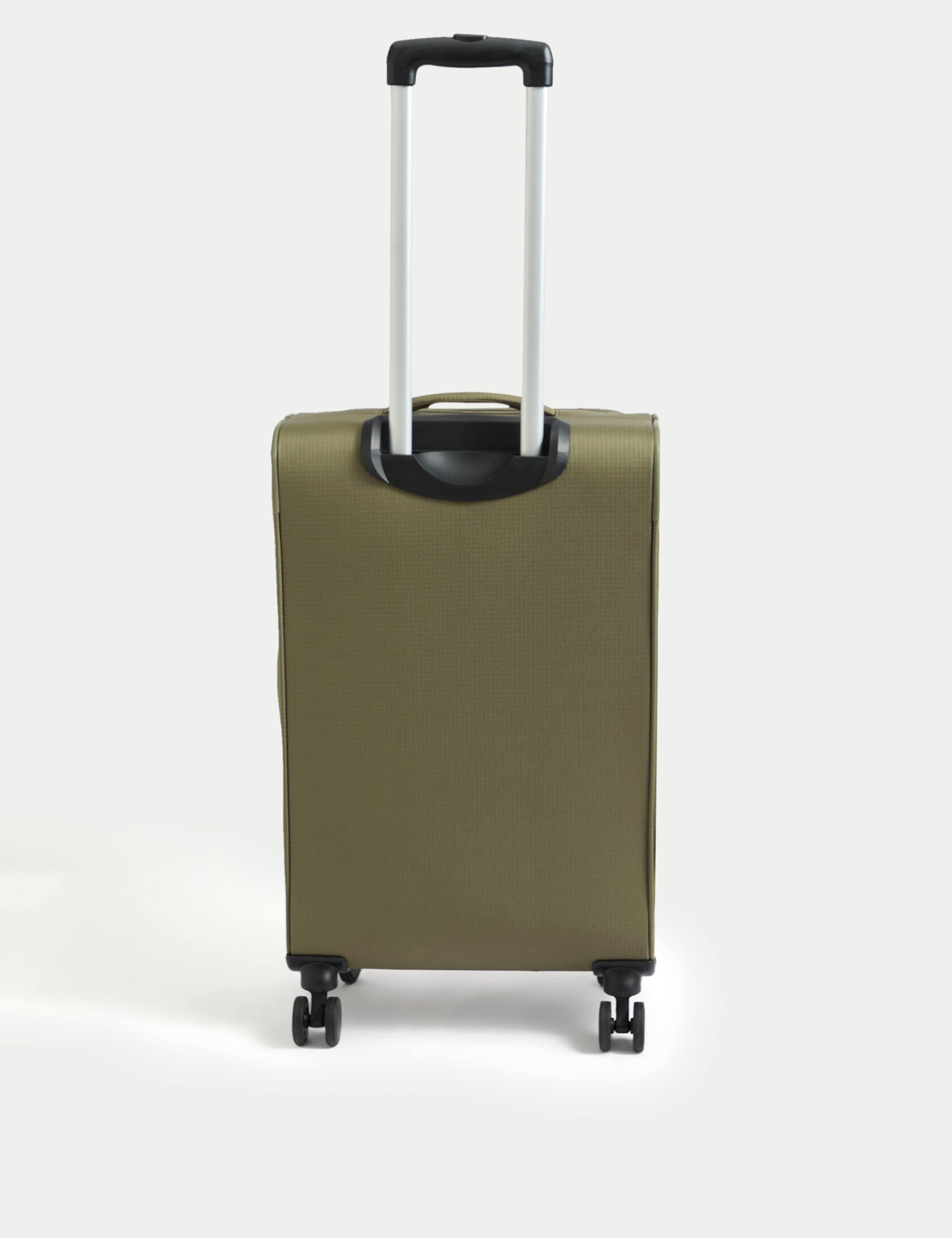Seville 4-Wheel Suitcase – Lightweight Travel Luggage with Spinner Wheels (Small / Medium / Large) - Khaki