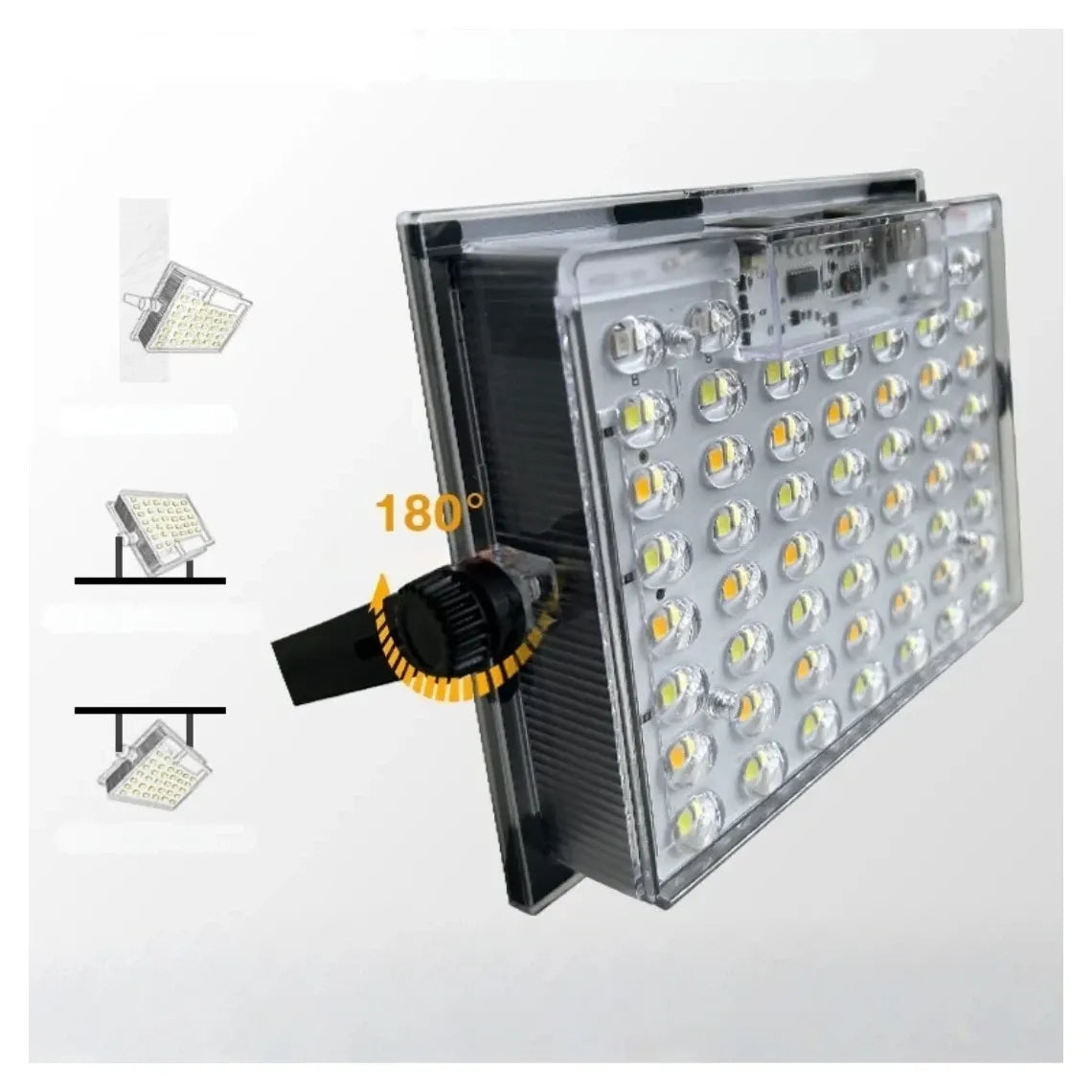 Solar Powered Waterproof Floodlight – LED Outdoor Light with USB Emergency Charging