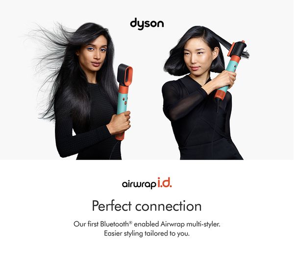Dyson Airwrap I.D. Straight & Wavy Multi-Styler & Dryer – Ceramic Patina & Topaz | 7 Attachments | Bluetooth-Enabled | 1300W