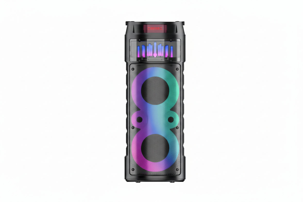Sing-e JQS6221 Smart Speaker with LED Flash Light – 6.5” Dual Speaker System