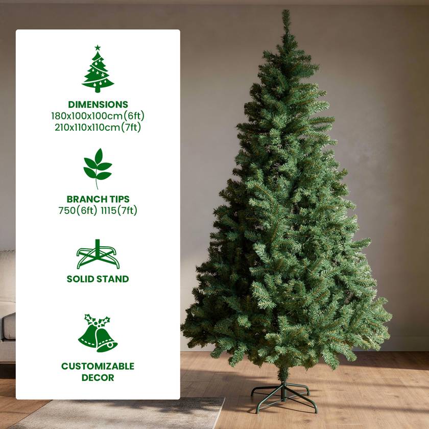 Green Artificial Christmas Tree