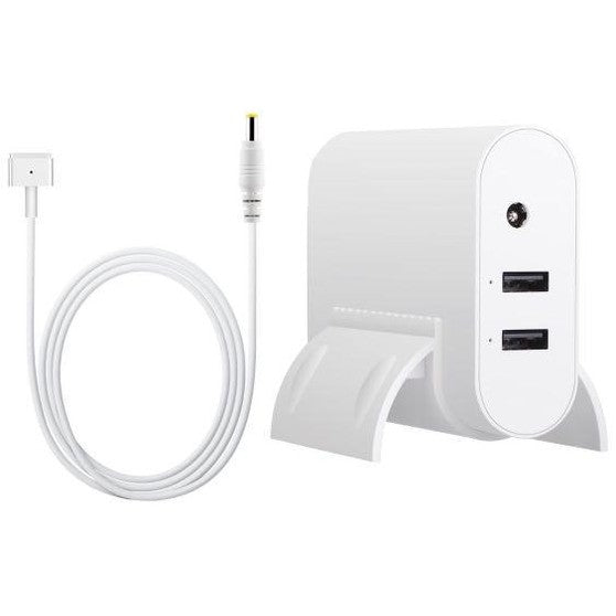 Universal Laptop Power Adapter – Dual USB + MacBook Compatible Charger(crazyfire)