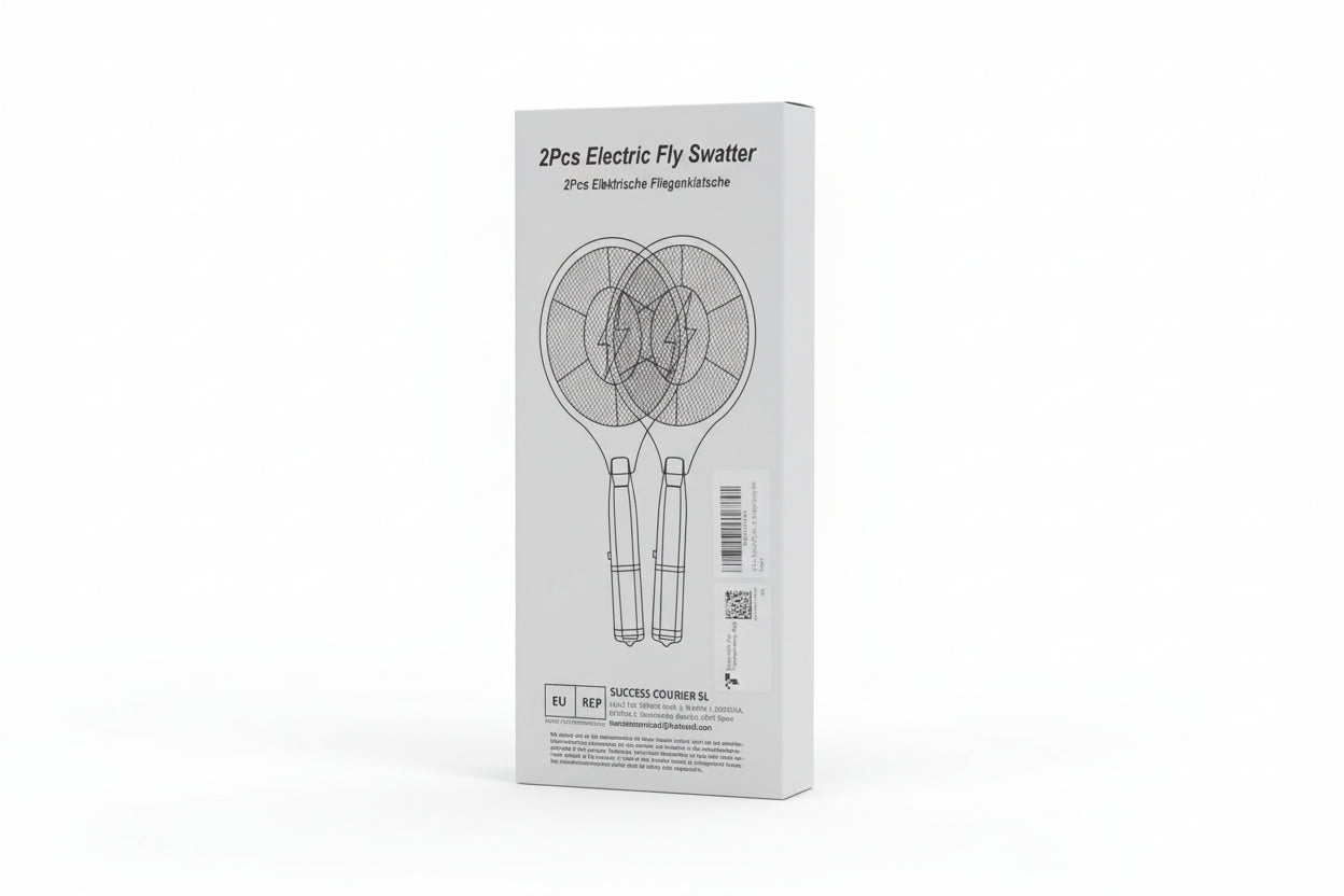 Bulk Deal - Electric Fly Swatter Racket – Pack of 2 (40 Pack Bulk Deal) Mosquito & Insect Killer – £150