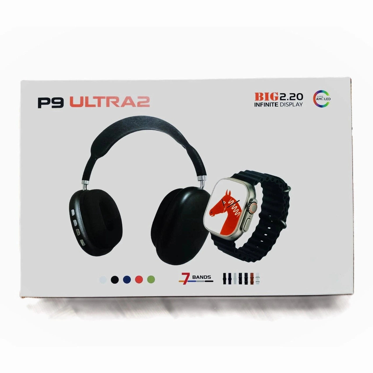 P9 Ultra2 Smart Watch & Headphones Bundle