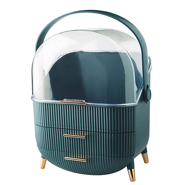 Groundlevel Green Make Up Storage Organiser
