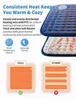 Electric Heating Pad for Pain Relief – Fast Heating Flannel Heat Pad with 6 Levels (30 × 60 cm)
