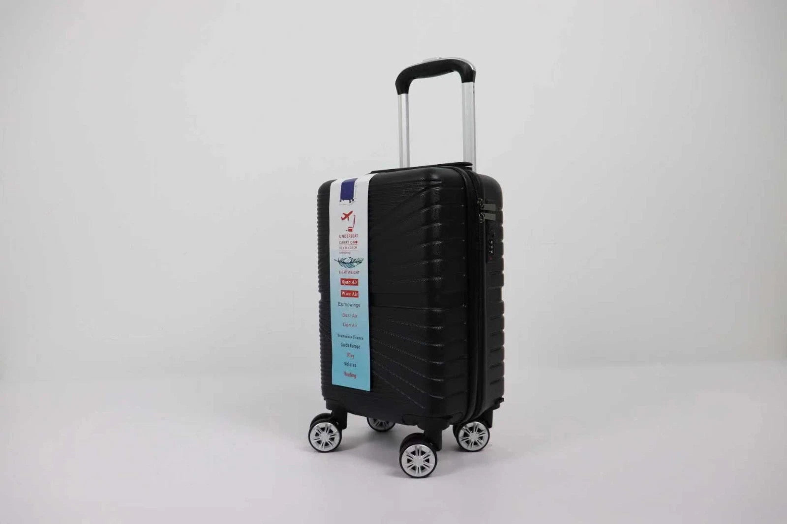 Airlines Approved Underseat Suitcase with Detachable Wheels 40x25x20cm