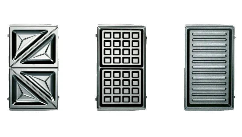 SilverCrest 3-in-1 Sandwich Toaster – Toasties, Waffles & Grill Plates (750W)