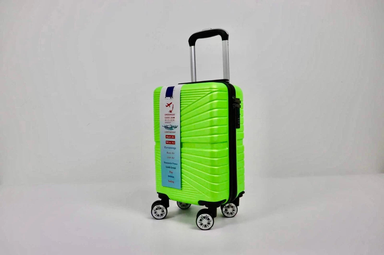 Airlines Approved Underseat Suitcase with Detachable Wheels 40x25x20cm
