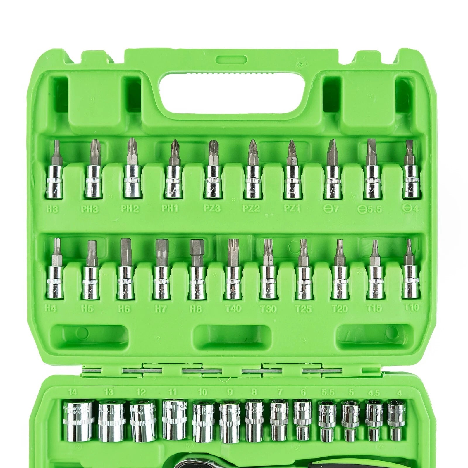 DSD TOOLS 46 Piece 1/4" DR Metric Socket & Bit Set DS1036