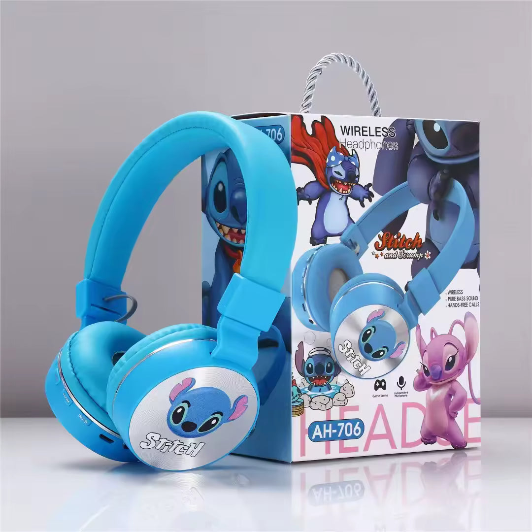 Kids Wireless Headphones – Stitch Design (Model AH-806)