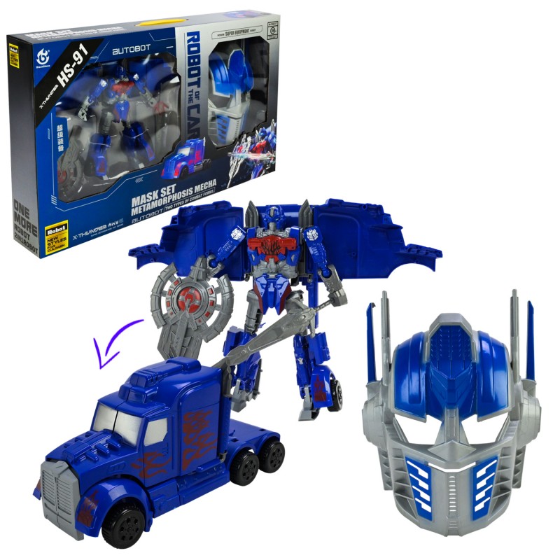 Robot of the car 2-in-1 Transforming Robot Toy with Mask